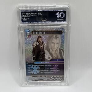 Sephiroth Foil - 14-123C - Final Fantasy TCG VII Remake Graded 10 Gem Mint Card